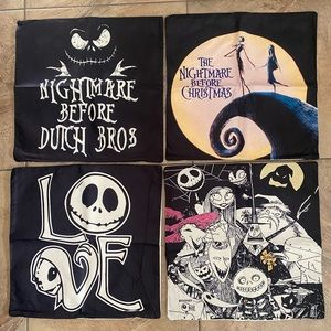 New 18x18 Nightmare before Christmas pillow covers